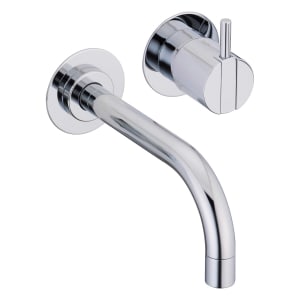 Vola Wand-Waschtisch-Eingriffmischer UP mit Auslauf links, Ausladung 16 cm