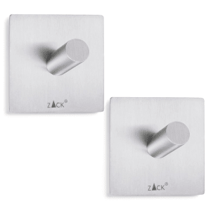 ZACK DUPLO Handtuchhaken, Set/2, klein, eckig
