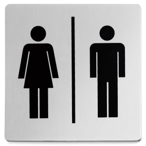 ZACK INDICI Hinweisschild Frauen/Männer