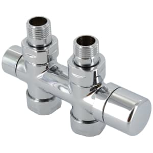 Zehnder Design Line Anschlussarmatur Typ O, Durchgangsform, Anschluss 5 cm