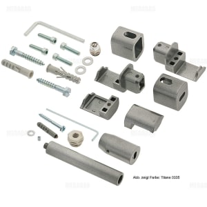 Zehnder Raumteiler-Montagezubehör mit Fußstütze