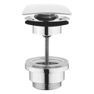 Herzbach LIVING Ablaufventil eckig, mit/ohne Staufunktion