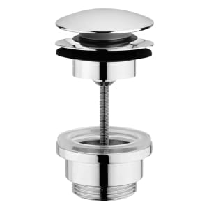 Herzbach LIVING Ablaufventil rund, mit Staufunktion