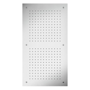 Herzbach LIVING SPA Farblicht-Regenbrause 70 x 38 Doppelregen, Deckenmontage