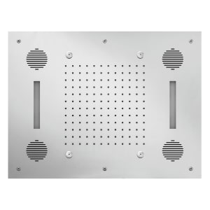 Herzbach LIVING SPA Farblicht-Regenbrause 63 x 48 cm Multifunktion 2, Deckenmontage