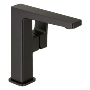 Herzbach CEO BLACK Waschtisch-Einlochbatterie L-Size ohne Ablaufgarnitur, Griff seitlich