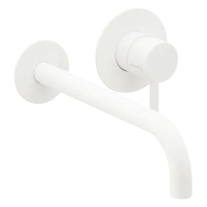 Herzbach DEEP WHITE Waschtisch-Unterputzbatterie Farbset, Ausladung 24 cm