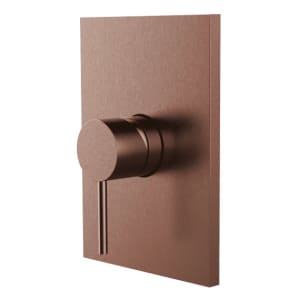 Herzbach DESIGN IX PVD COPPER STEEL Unterputz-Brausebatterie Farbset