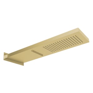 Herzbach LIVING SPA Regenbrause 53,7 x 16,5 cm Multifunktion 2, Wandmontage