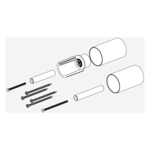 Herzbach LOGIC PLUS Unterputzverlängerung 3 cm für PLUS-Thermostate