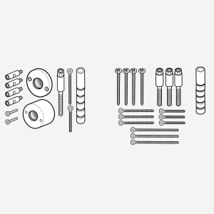 Herzbach LOGIC XL Vario Unterputzverlängerung 4 cm, kürzbar