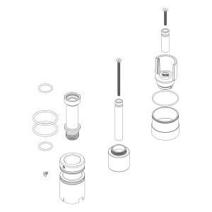 Herzbach MODUL7 Unterputzverlängerung 3 cm für Thermostat 1 Verbraucher
