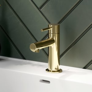 Herzbach SIRO PVD GOLD Waschtisch-Einlochbatterie S-Size