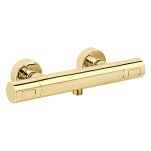 Herzbach LIVING Thermostat-Brausebatterie Aufputz mit CoolBody Armaturenkörper