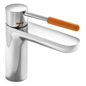 HEWI Sensoric Einhebel-Waschtischmischer, mit farbigem Griffelement aus Polyamid