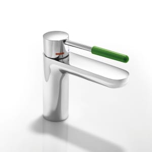 HEWI Sensoric Einhebel-Waschtischmischer, mit farbigem Griffelement aus Polyamid