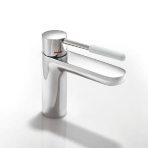 HEWI Sensoric Einhebel-Waschtischmischer, mit farbigem Griffelement aus Polyamid