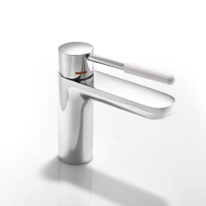 HEWI Sensoric Einhebel-Waschtischmischer, mit farbigem Griffelement aus Polyamid