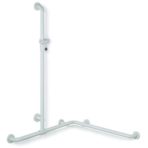 HEWI Serie 477/801 Duschhandlauf mit verschiebbarer Brausehalterstange