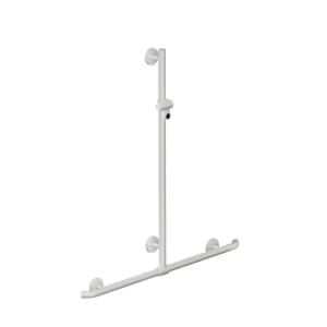 HEWI System 800K Duschhandlauf mit verschiebbarer Brausehalterstange