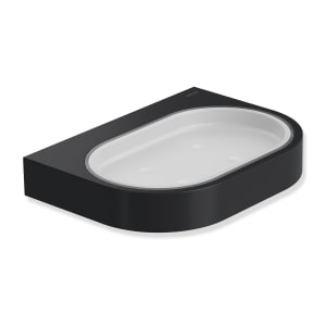 HEWI System 800 Seifenschale aus Kristallglas mit Halter