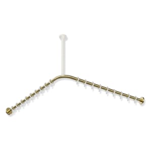 HEWI System 900 Vorhangstange für Duschwanne 90 x 90 cm
