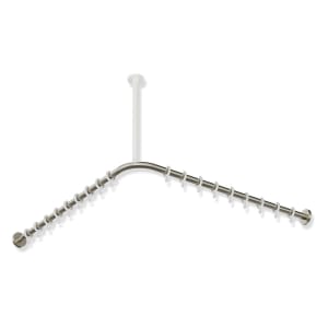 HEWI System 900 Vorhangstange für Duschwanne 90 x 90 cm