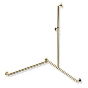 HEWI System 900 Duschhandlauf mit verschiebbarer Brausehalterstange mit Magnetbrausehalter 96,5 cm, links