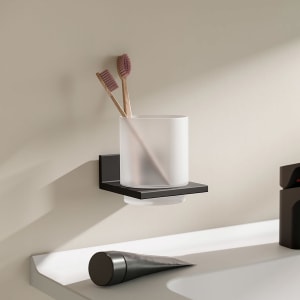 HEWI System 900 Q Glasbecher mit Halter