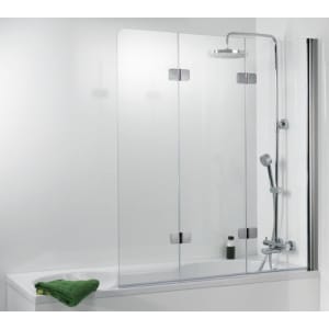 HSK Premium Softcube Badewannenaufsatz 3-teilig, Anschlag rechts