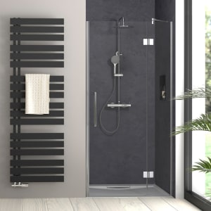 HSK Aperto Pro Pendeltür an Nebenteil für Nische Sondermaß, Anschlag rechts