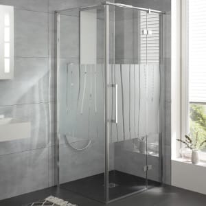 HSK Atelier Plan Drehtür für Seitenwand Sondermaß, Breite bis 130 cm Anschlag rechts