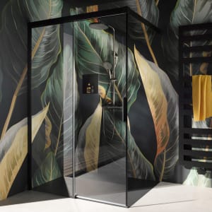 HSK Walk In Atelier Plan Schiebetür, 2-teilig, 140 cm, Festelement links