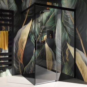 HSK Walk In Atelier Plan Schiebetür, 2-teilig, 160 cm, Festelement rechts