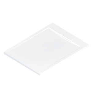 HSK Marmor-Polymer Duschwanne 100 x 140 cm superflach mit Randablauf