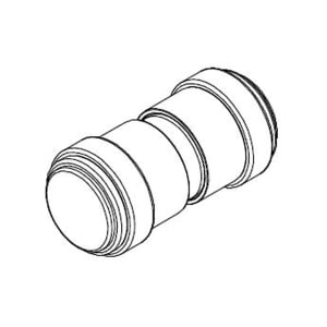 HSK Knopfgriff mit Innlay, lang