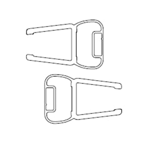 HSK Paar Ersatz-Magnetprofil 90° für Pendelbare Version