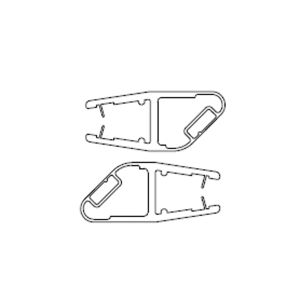 HSK Atelier Plan Pur Ersatz-Magnete 45°, 220 cm