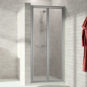 HÜPPE Alpha 2 vollgerahmt 4-Eck Pendeltür, 75 x 200 cm, Kunstglas