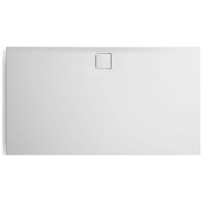 HÜPPE EasyFlat 4-Eck Duschwanne 180 x 100 cm, Ablauf an langer Seite