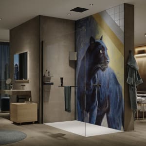 HÜPPE EasyStyle Wandverkleidung 100 x 255 cm, 2 Stück