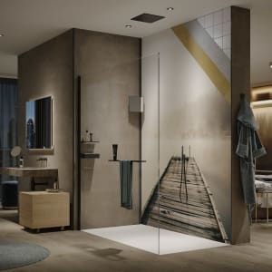 HÜPPE EasyStyle Wandverkleidung 100 x 255 cm, 3 Stück