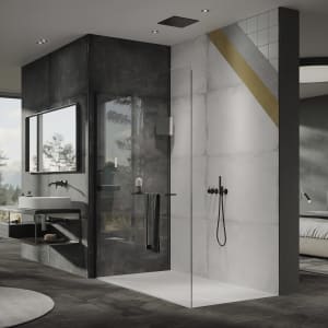 HÜPPE EasyStyle Wandverkleidung 100/150 x 255 cm, 2 Stück gemischt