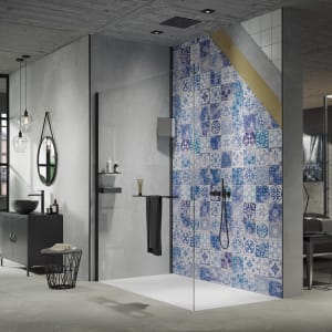 HÜPPE EasyStyle Wandverkleidung 100/150 x 255 cm, 2 Stück gemischt