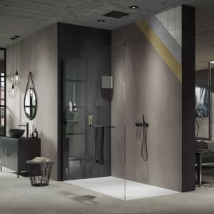 HÜPPE EasyStyle Wandverkleidung 100/150 x 255 cm, 2 Stück gemischt