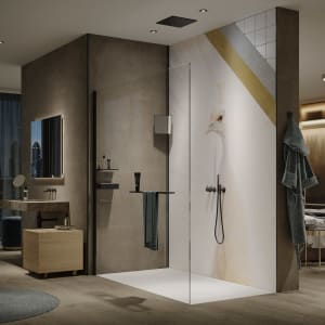 HÜPPE EasyStyle Wandverkleidung 100/150 x 255 cm, 2 Stück gemischt