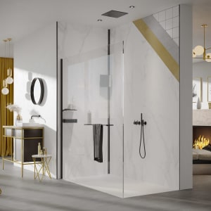 HÜPPE EasyStyle Wandverkleidung 150 x 255 cm, 2 Stück