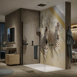 HÜPPE EasyStyle Wandverkleidung 150 x 255 cm, 2 Stück