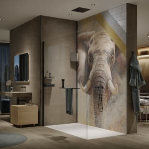 HÜPPE EasyStyle Wandverkleidung 150 x 255 cm, 2 Stück