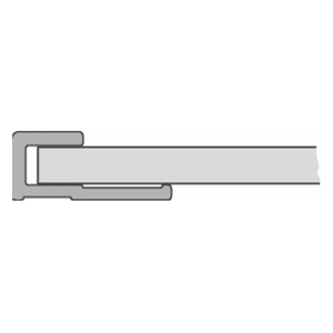 HÜPPE Abschlußprofil  für EasyStyle Wandverkleidung L: 255 cm